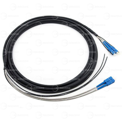 Сборка кабельная 8pc, SC/UPC-SC/UPC 9/125мкм, длина 100м, вывод 0.4м, буфер 3мм (NTSS-FO-BR-9-8-2.5-NU) в бухте в России